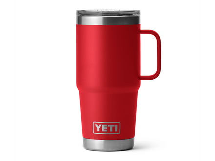 YETI  Rescue RED mug with a silver handle 