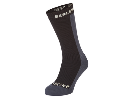 Black sock with 'Geckos' branding on a white background