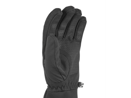 Black glove on a white background