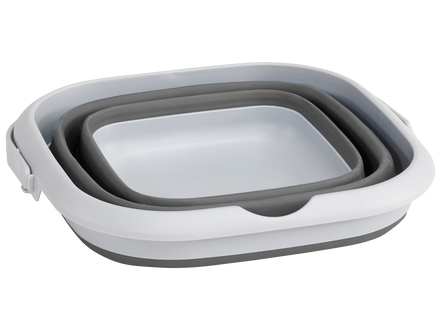 Outwell Collaps Bucket Square w/lid Grey Mist