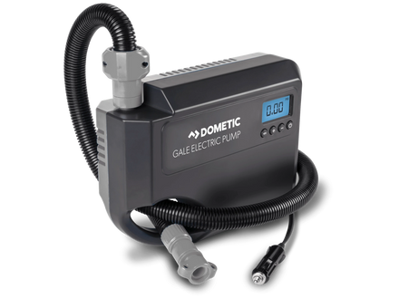 Dometic electric pump on a white background