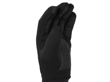 Black glove on a white background