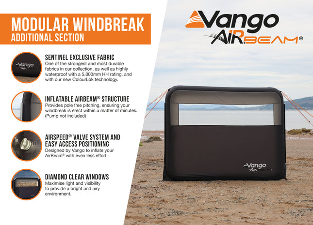 Vango AirBeam Modular Windbreak Additional Section