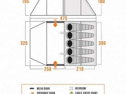 Vango Beta 550XL