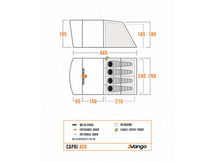 Vango Capri 400 Tent