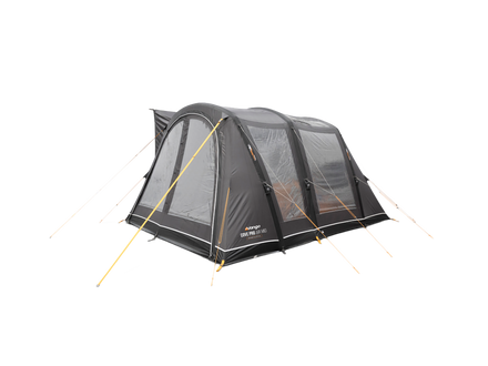 A Grey Vango air awning , shown on a white background