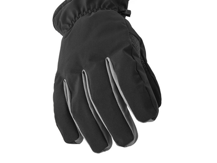 Black glove on a white background