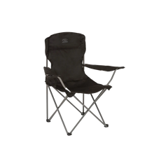 Highlander folding black camping chair on a white background