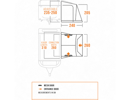 Vango Palma 260 Caravan Awning