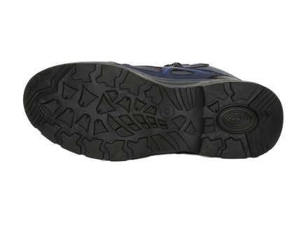 Black sole of a shoe on a white background