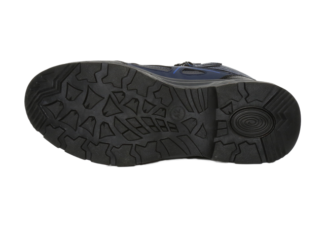 Black sole of a shoe on a white background