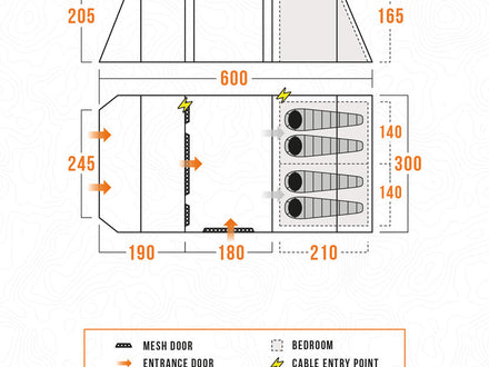 Vango Savannah 400 Package