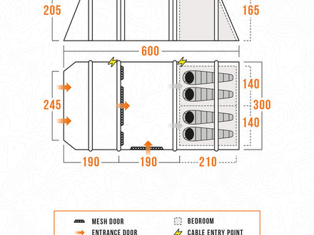 Vango Savannah Air 400 Package