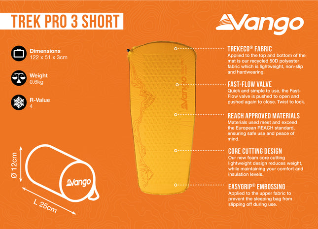 Vango Trek Pro 3 Short
