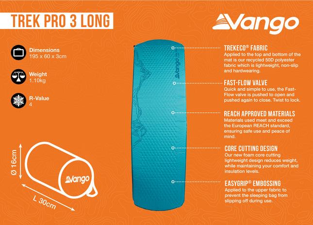 Vango Trek Pro 3 Long