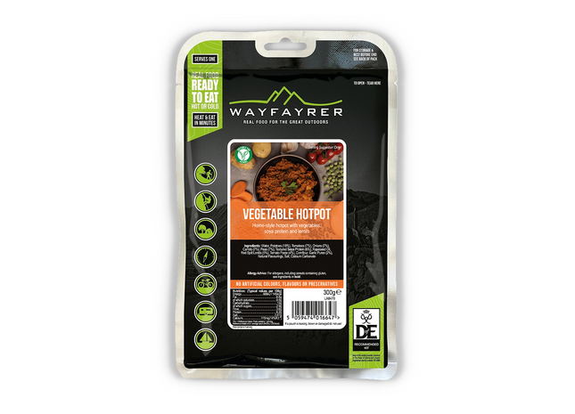 Wayfayrer vegetable hotpot packaging on a white background