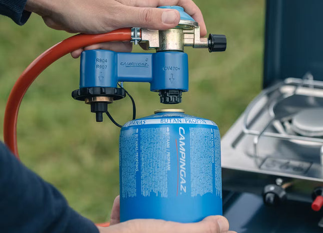 Campingaz Twin connection CV/R regulator kit UK