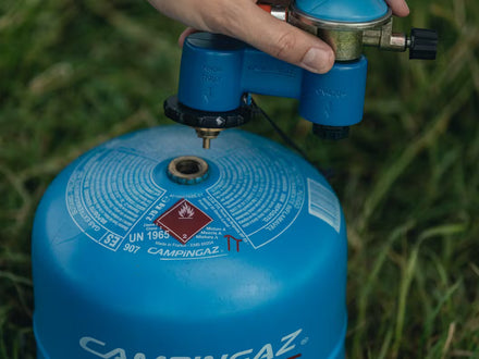 Campingaz Twin connection CV/R regulator kit UK