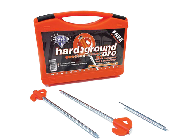 Outdoor Revolution Hard Ground Promo Pegs - Orange (case of 20)