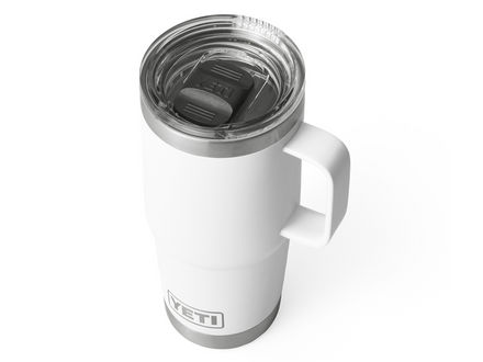 White YETI mug with handle