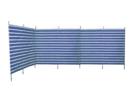 Outdoor Revolution Windbreak 7 Pole Navy Stripe (5.4m single piping)